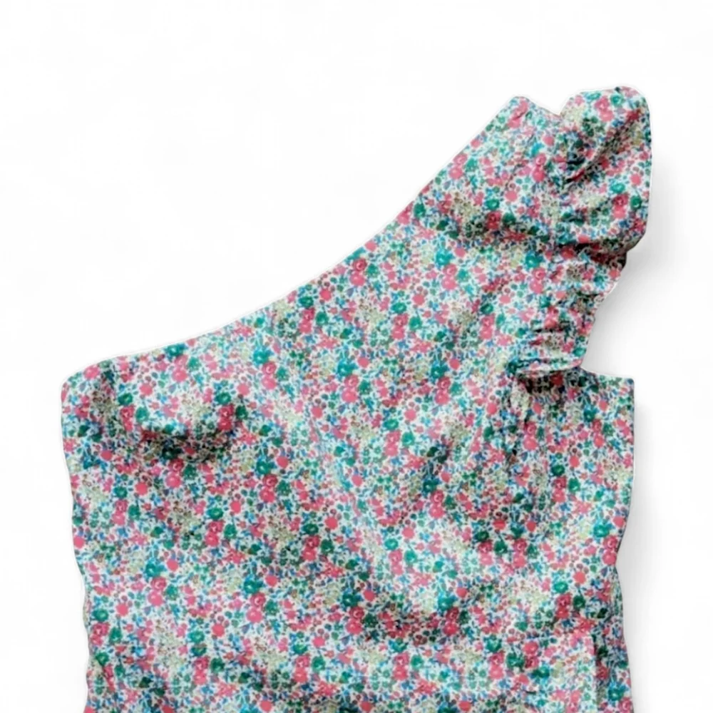 J. Crew x Liberty Print Georgina Ruffled Floral Dress Women's Sz 14
